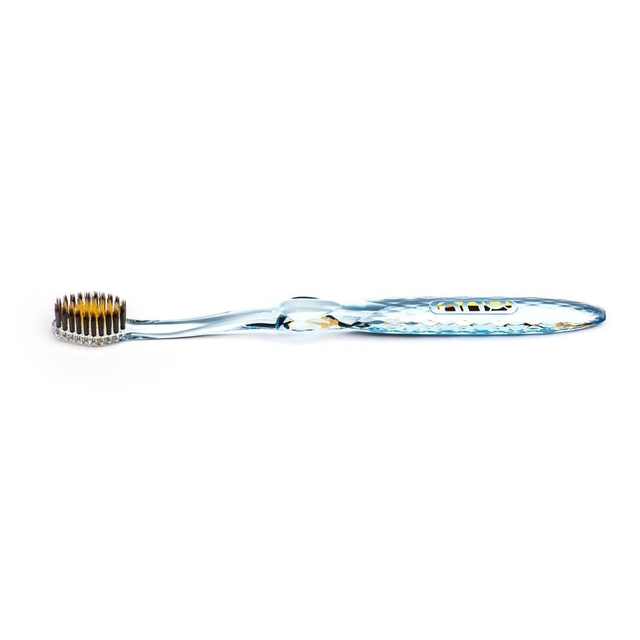 Charcoal & Gold Toothbrush Blue Handle - Nano - B - Tootbrush - Eco Natural Products