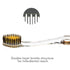 Charcoal & Gold Toothbrush Green Handle - Eco Natural Products - Nano - B - Tootbrush