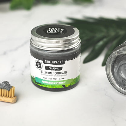 Charcoal Peppermint and Spearmint Toothpaste 100ml - Truthpaste - Eco Natural Products