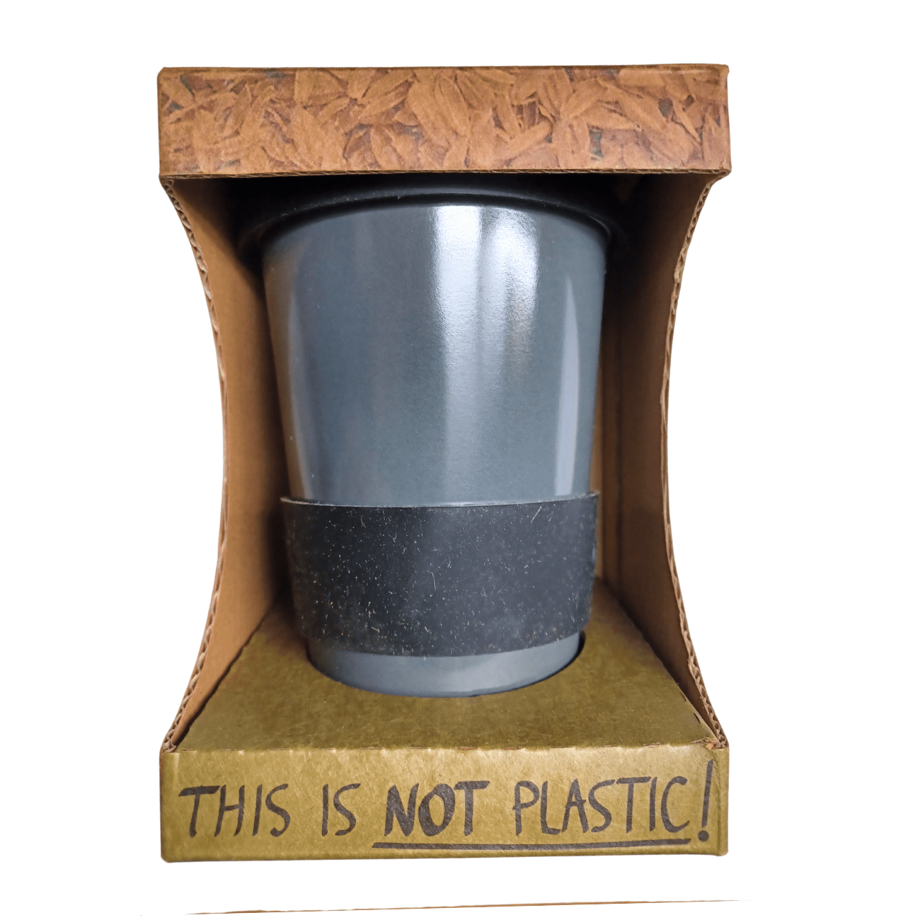 Charcoal Rice Husk Reusable Travel Cup 400ml - Shared Earth - Tableware - Shared Earth