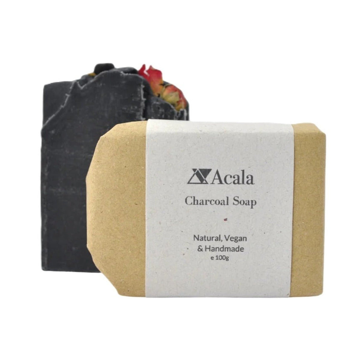 Charcoal Soap 100g - Acala - Bar Soap - Eco Natural Products