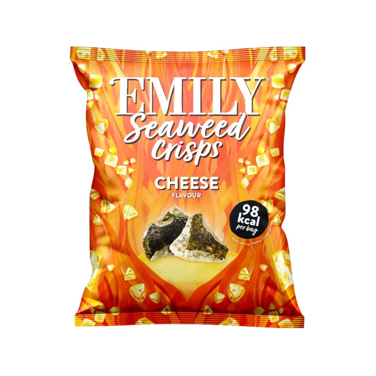 Abakus Food Cheese Flavour Seaweed Crisps - 18g - Abakus Foods - Seaweed Crisps - Eco Natural Products
