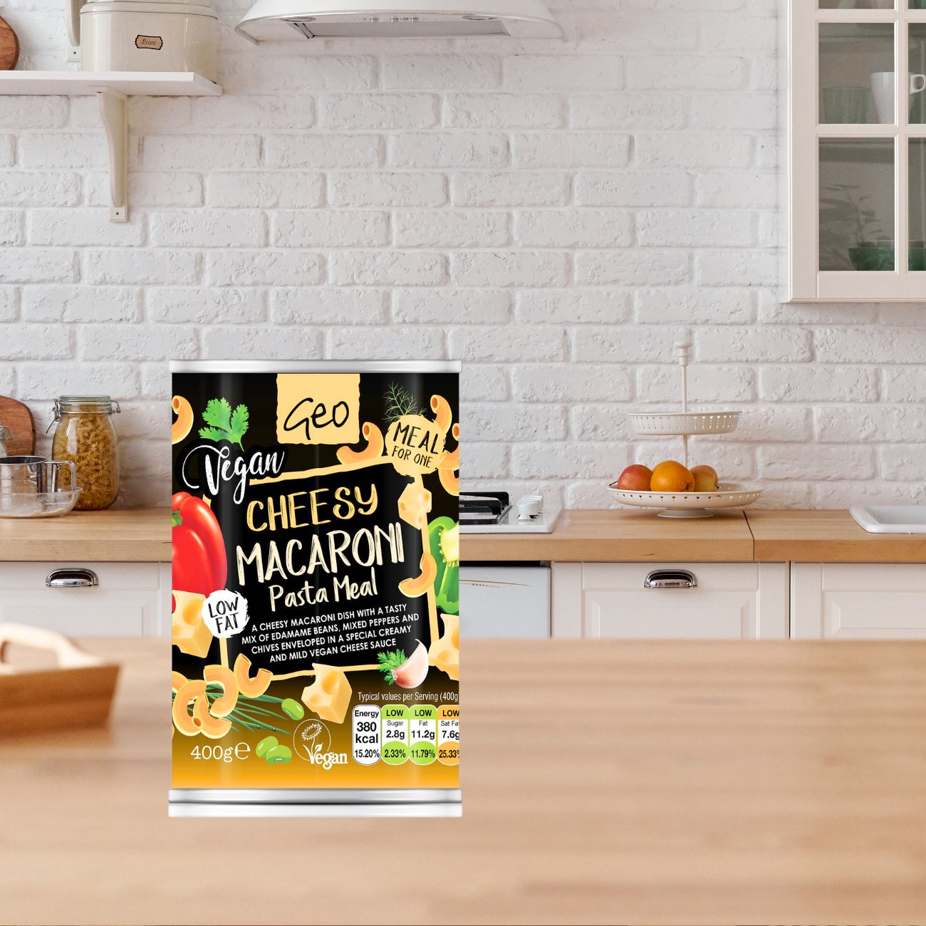 Cheesy Macaroni Pasta Meal 400g - Geo Organics - Pasta Meal - Eco Natural Products