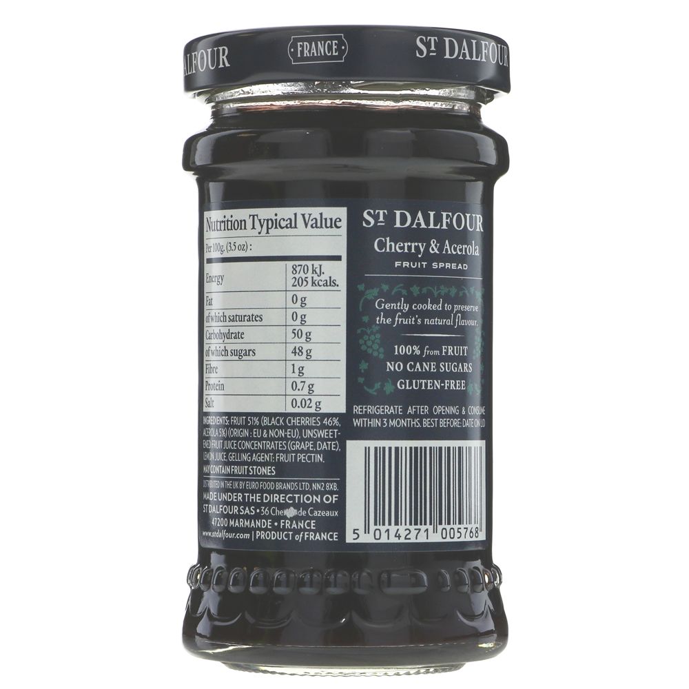 Cherry & Acerola Fruit Spread 170g - St Dalfour - Fruit Spreads - St Dalfour