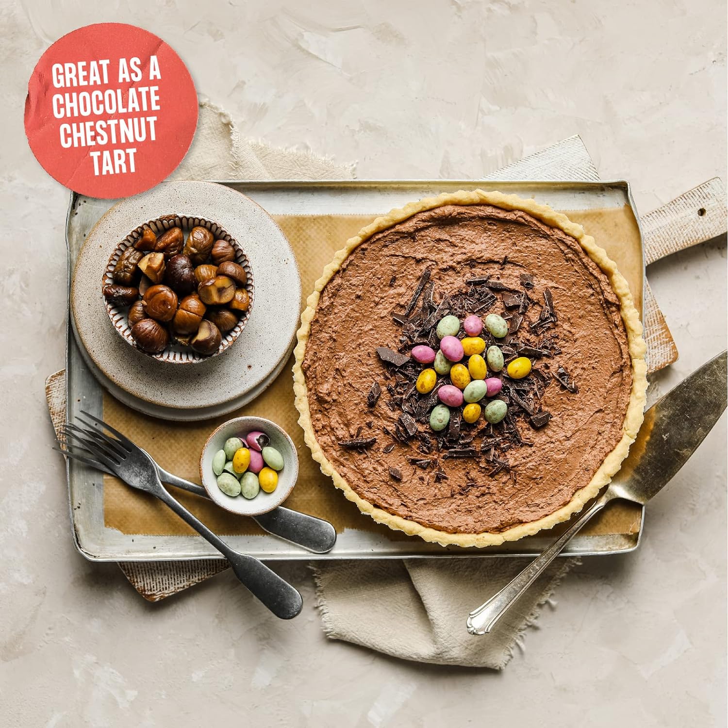 Chestnut Puree 200g - Merchant Gourmet - Chestnuts Puree - Eco Natural Products