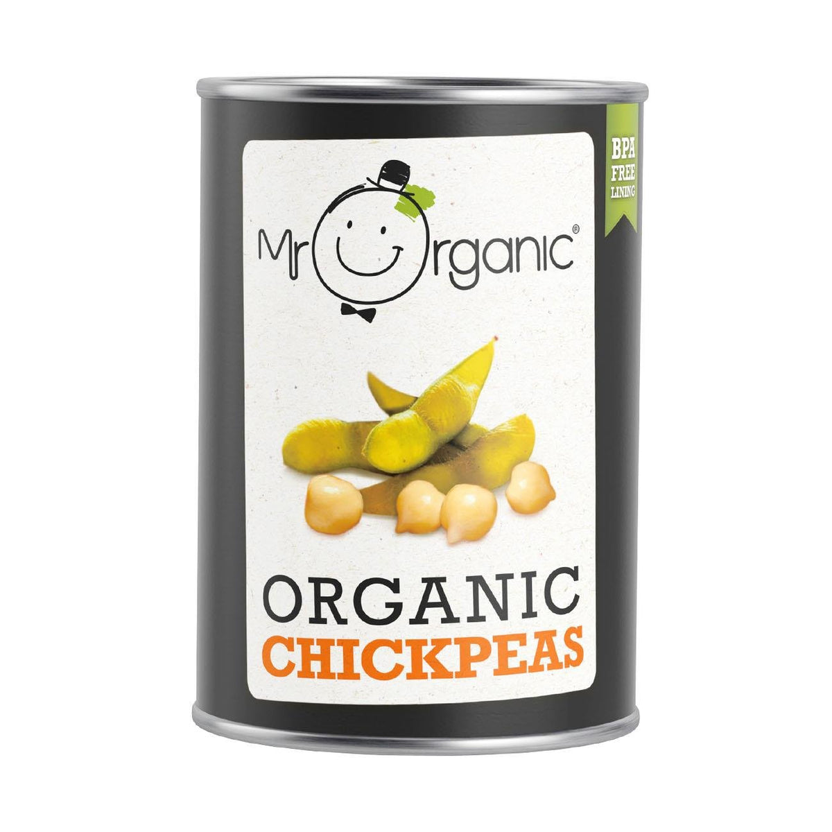 Chick Peas Tin 400g - Mr Organic - Chick peas - Eco Natural Products