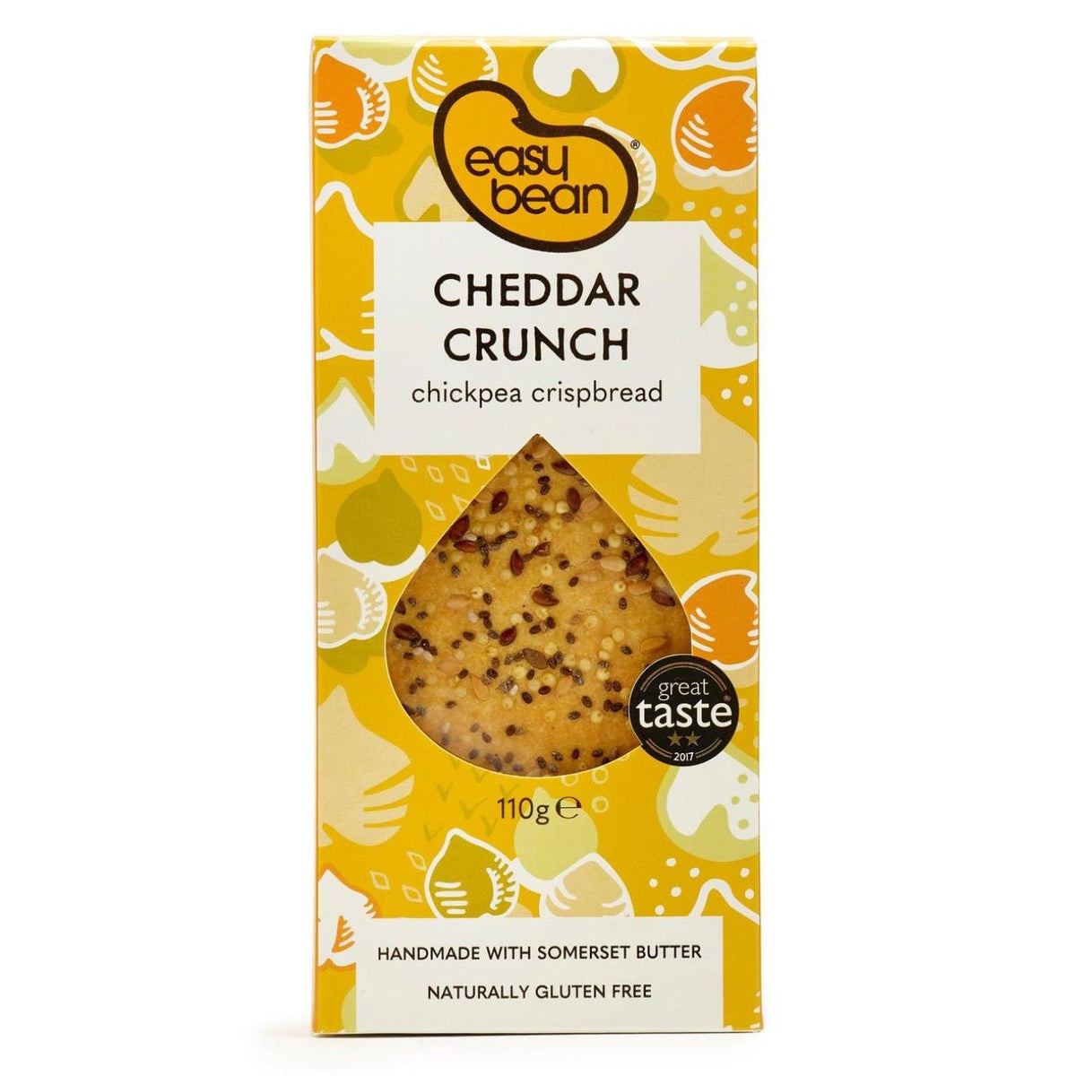 Chickpea Crispbread Cheddar Crunch 110g - Easy Bean - Crispbread - Eco Natural Products