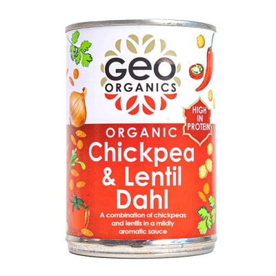 Chickpea & Lentil Dahl 400g - Geo Organics - Dahl - Eco Natural Products