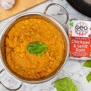 Chickpea & Lentil Dahl 400g - Geo Organics - Dahl - Eco Natural Products