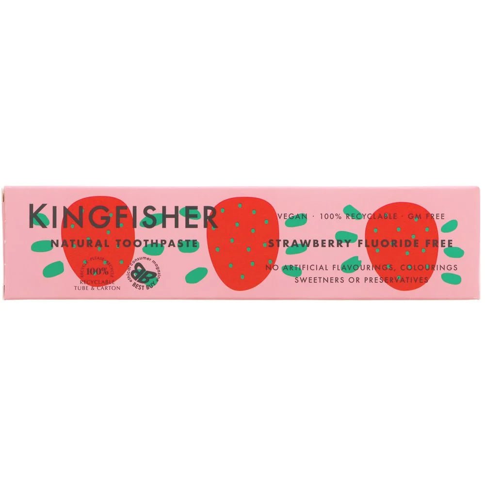 Children Strawberry Toothpaste 100ml - Kingfisher - Toothpaste - Kingfisher