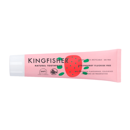 Children Strawberry Toothpaste 100ml - Kingfisher - Toothpaste - Kingfisher