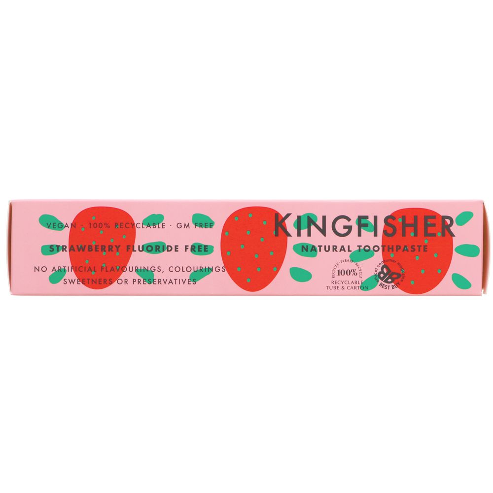 Children Strawberry Toothpaste 100ml - Kingfisher - Toothpaste - Kingfisher