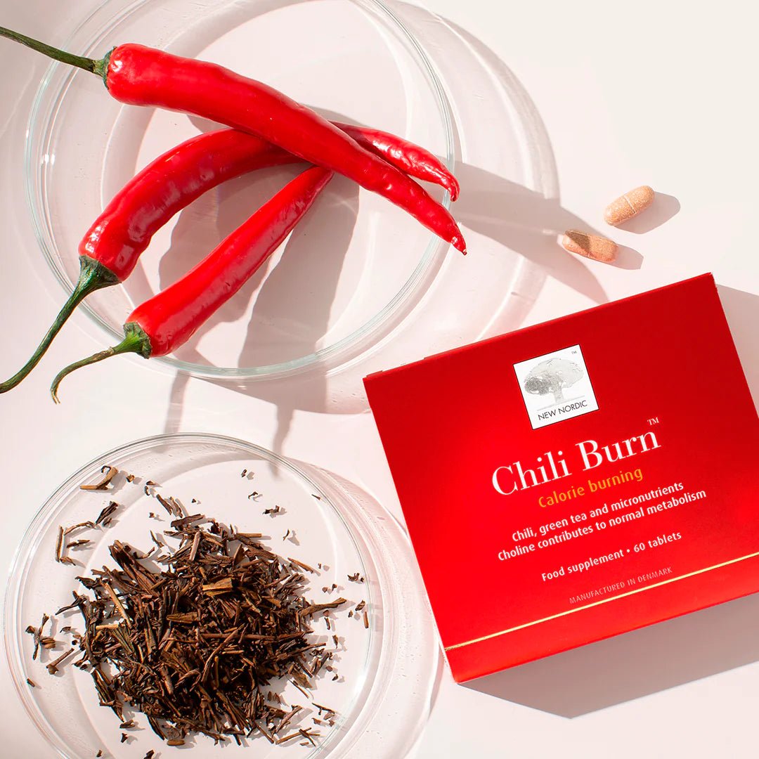 Chili Burn 60 Tablets - New Nordic - Botanical & Food Supplements - Eco Natural Products