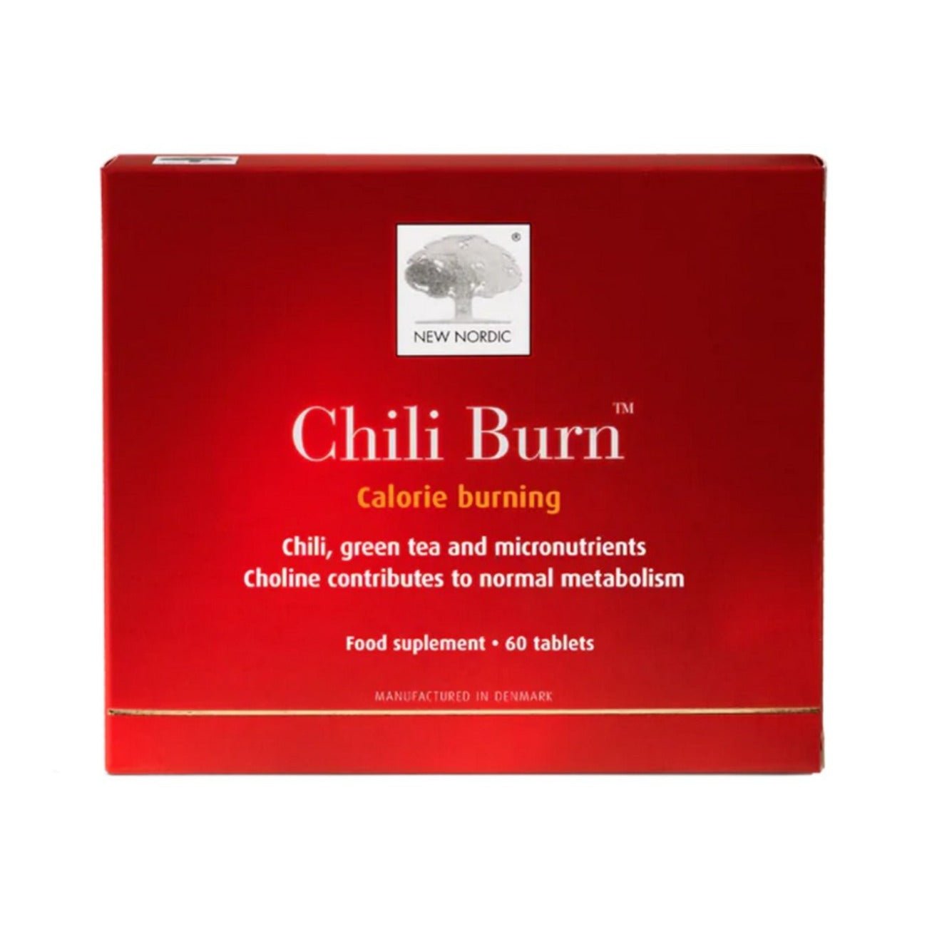 Chili Burn 60 Tablets - New Nordic - Botanical & Food Supplements - Eco Natural Products