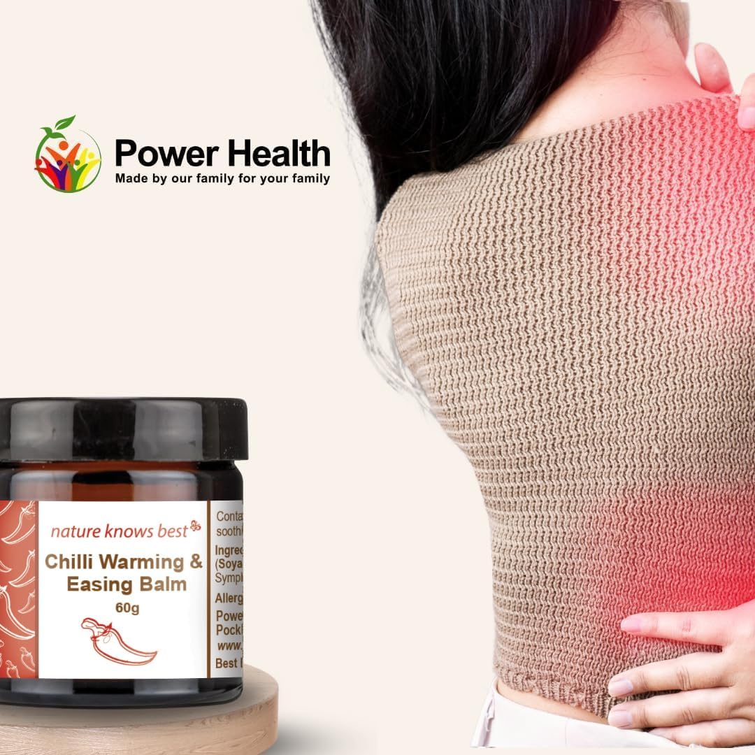Chilli Muscle Balm 60g - Power Health - Heat Rubs - Power Health