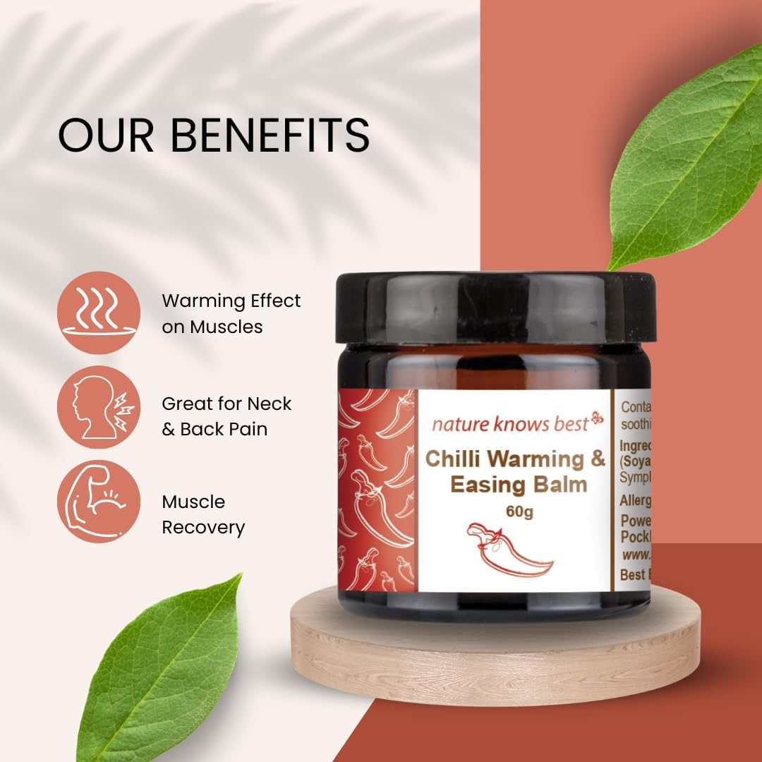 Chilli Muscle Balm 60g - Power Health - Heat Rubs - Power Health