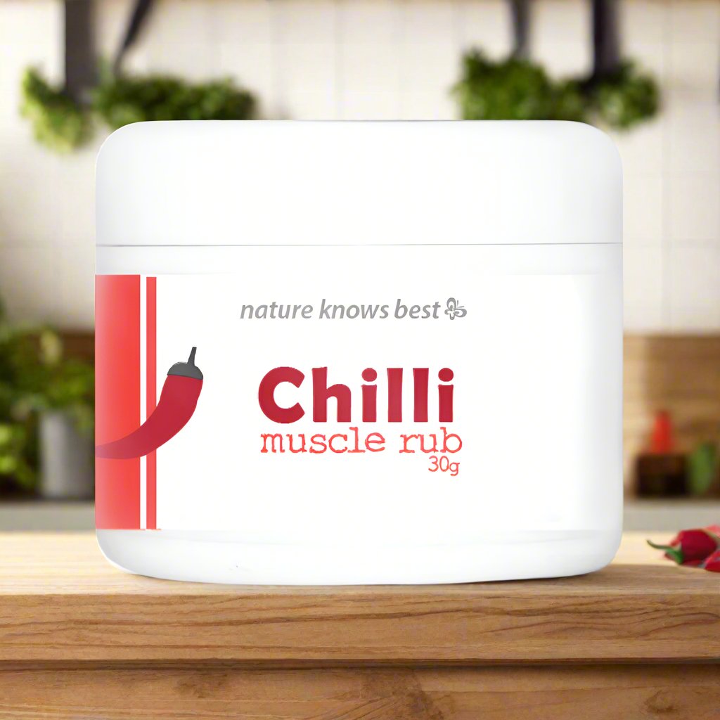 Chilli Muscle Rub (Hot Balm) 30g [BLACK FRIDAY] - Eco Natural Products - Power Health - Balm