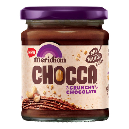 Chocca Crunchy Chocolate Spread 240g - Meridian - Spread - Eco Natural Products