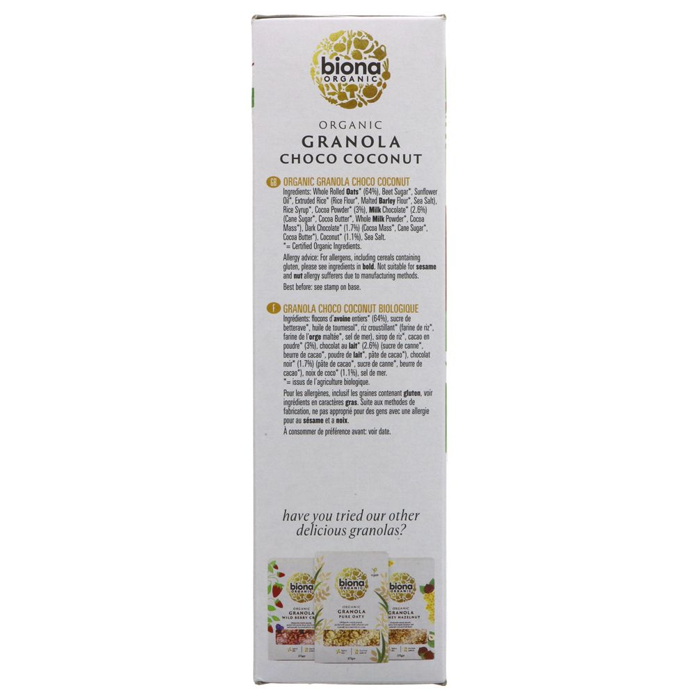 Choco - Coco Crunchy Granola Organic 375g - Biona - Granola - Eco Natural Products