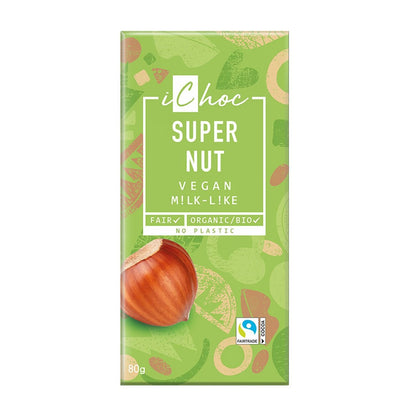 Chocolate Super Nut 80g - iChoc - Chocolate - Eco Natural Products