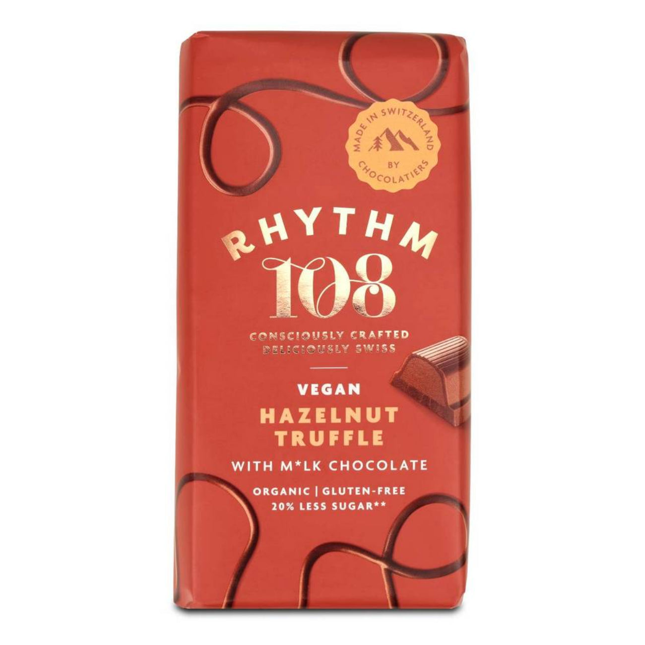 Chocolate Tablet Hazelnut Truffle - Rhythm 108 - Chocolate - Eco Natural Products