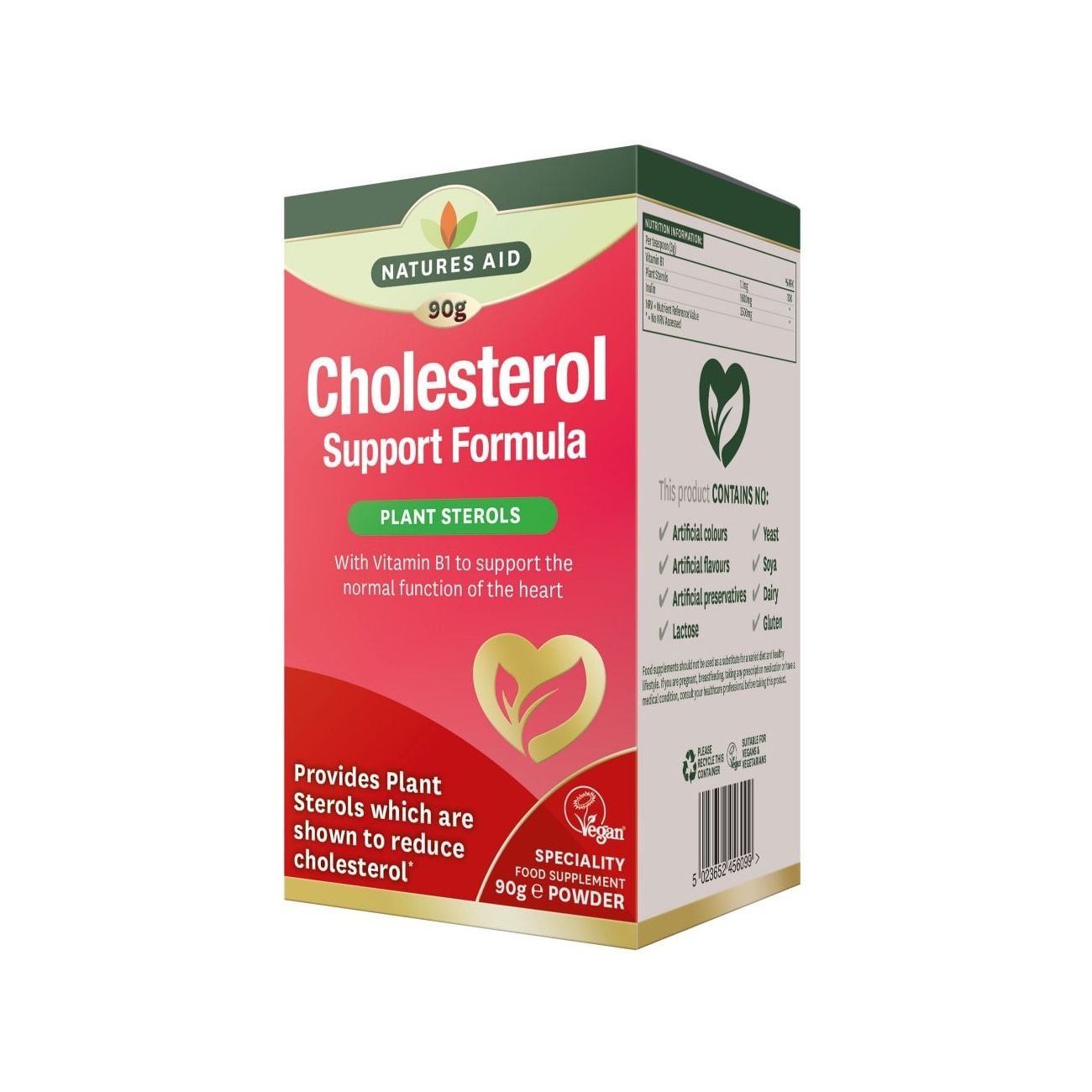 Cholesterol Support Formula 90g - Eco Natural Products - Natures Aid - Vitamins & Supplements