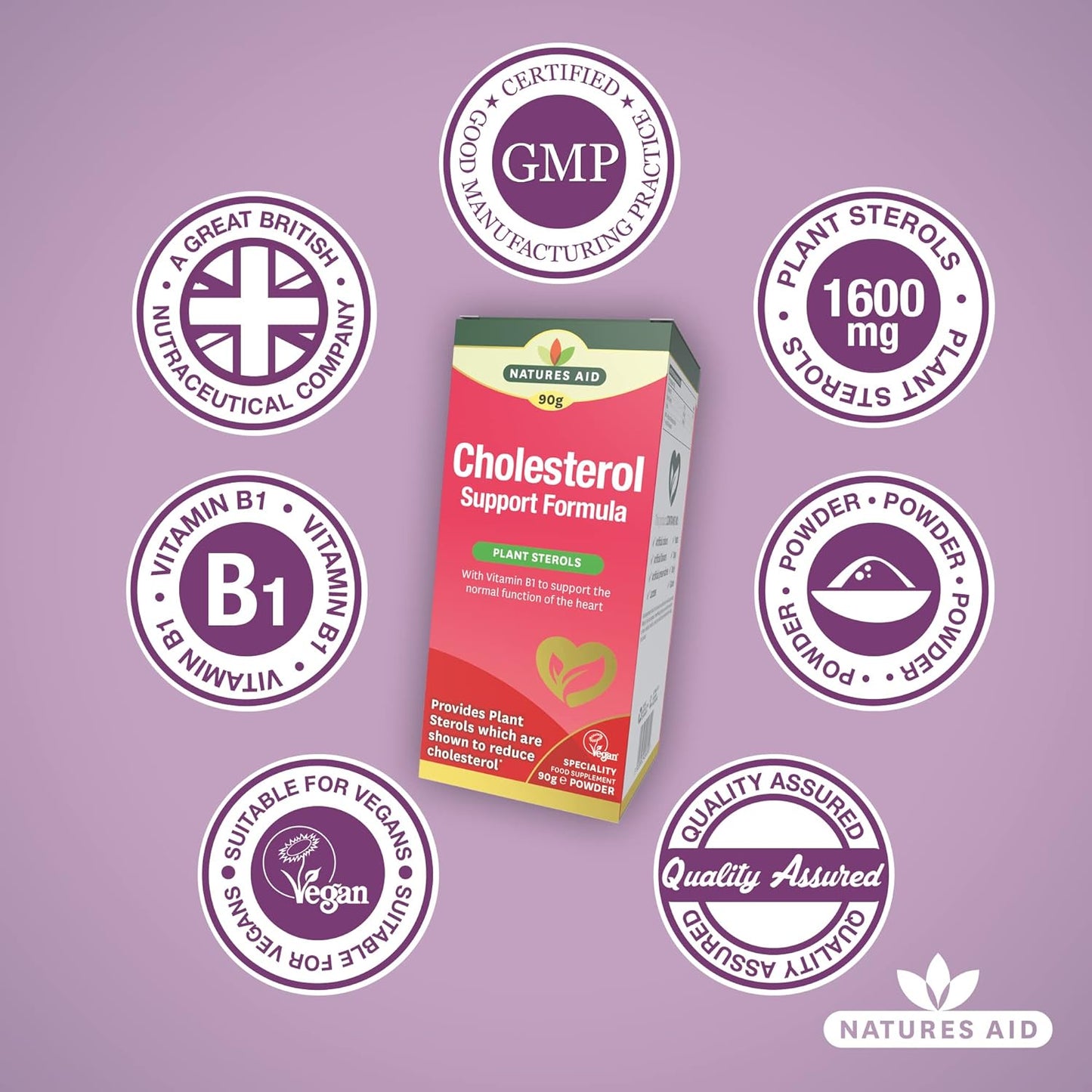 Cholesterol Support Formula 90g - Natures Aid - Vitamins & Supplements - Eco Natural Products