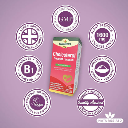 Cholesterol Support Formula 90g - Natures Aid - Vitamins & Supplements - Eco Natural Products