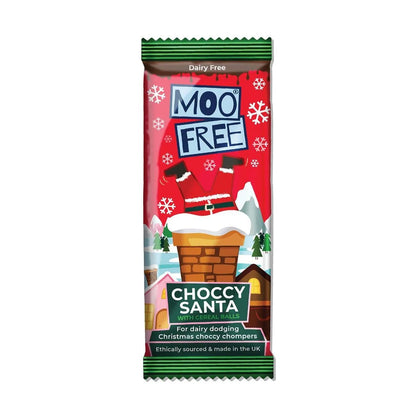 Christmas Santa Bar Cereal Balls 30g - Moo Free - Chocolates - Moo Free