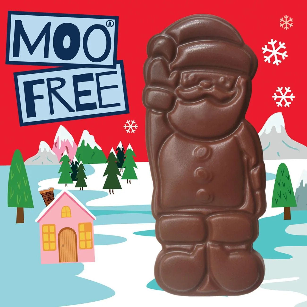 Christmas Santa Bar Cereal Balls 30g - Moo Free - Chocolates - Moo Free