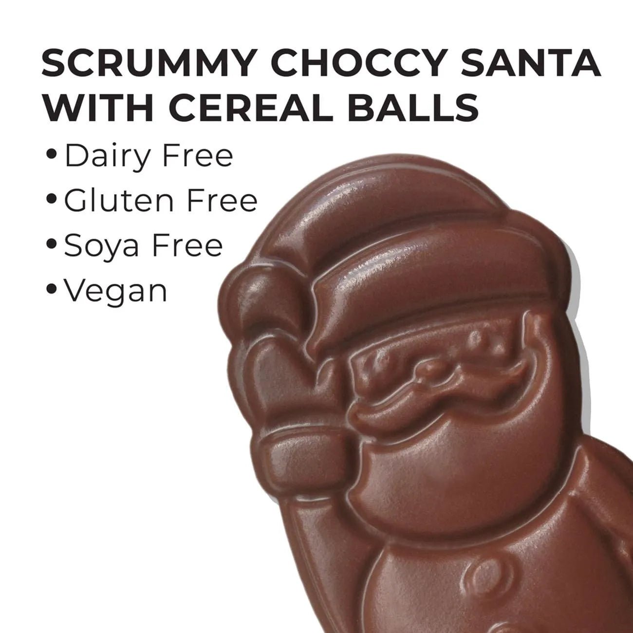 Christmas Santa Bar Cereal Balls 30g - Moo Free - Chocolates - Moo Free