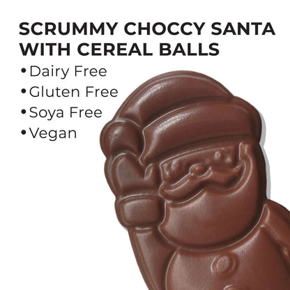 Christmas Santa Bar Cereal Balls 30g - Moo Free - Chocolates - Moo Free