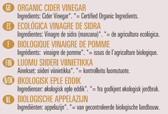 Organic Cider Vinegar 500ml