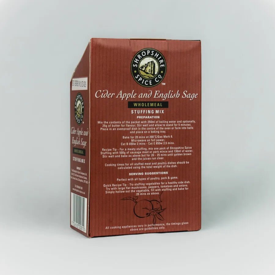 Cider Apple & English Sage Wholemeal Stuffing 150g - Shropshire Spice - Stuffing Mix - Shropshire Spice