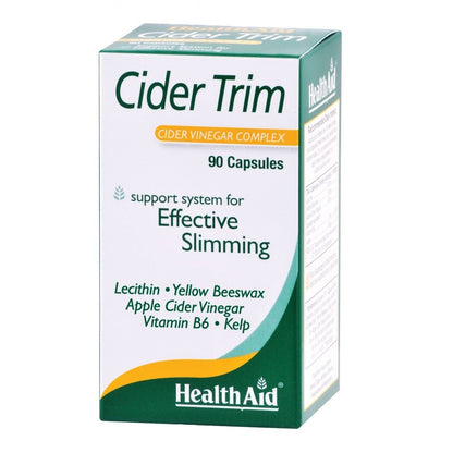Cider Trim (Cider Vinegar Complex) 90 Capsules - HealthAid - Food Supplement - Eco Natural Products