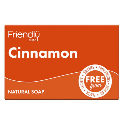 Cinnamon & Cedarwood Soap 95g - Friendly Soap - Bar Soap - Eco Natural Products
