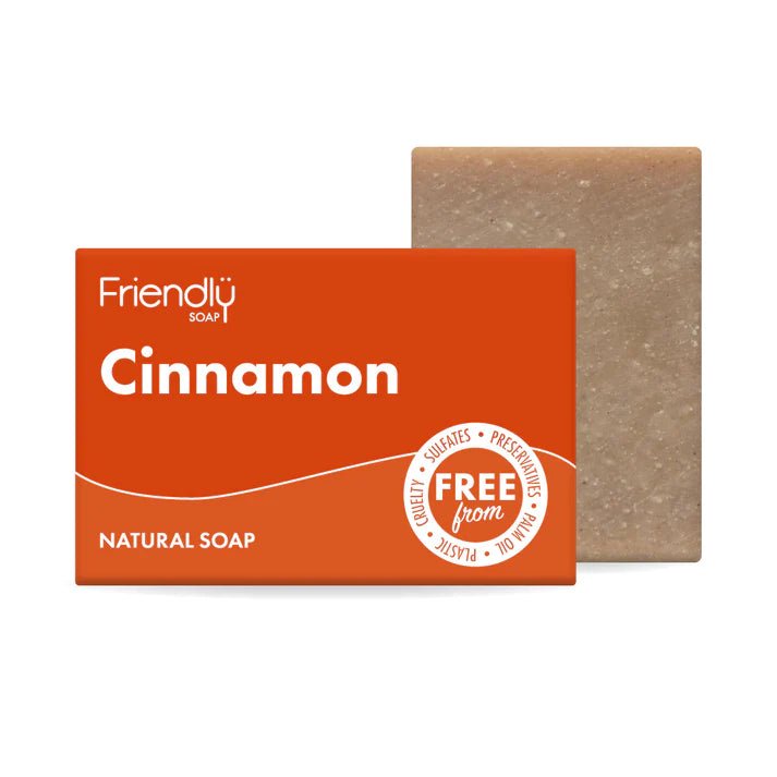 Cinnamon & Cedarwood Soap 95g - Friendly Soap - Bar Soap - Eco Natural Products