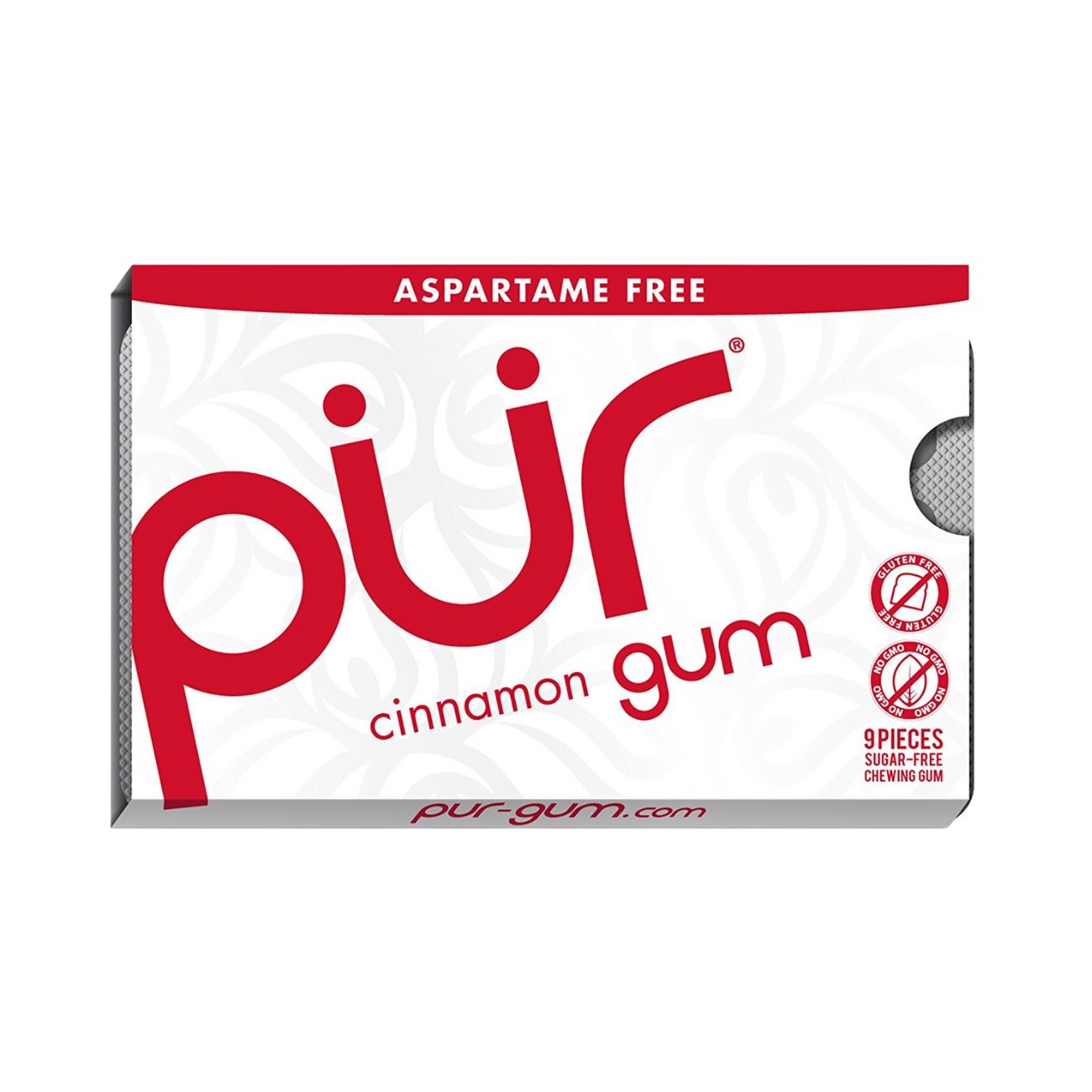 Cinnamon Gum Blister Pack 9 Pieces - Eco Natural Products - Pur - Gum