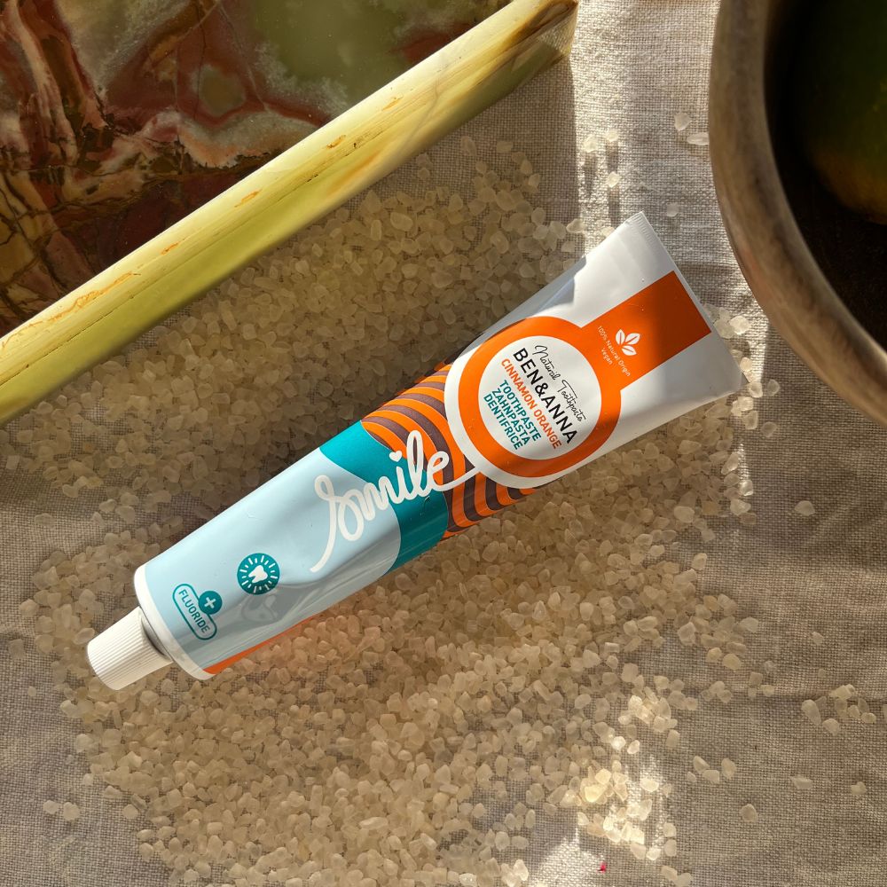 Cinnamon Orange with Fluoride Toothpaste Tube 75ml - Ben & Anna - Toothpaste - Eco Natural Products