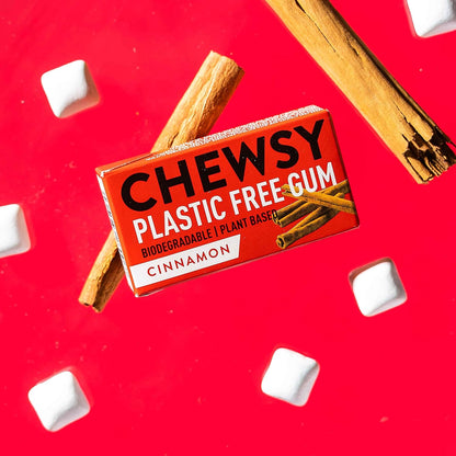 Cinnamon Plant - based Plastic - free Gum 15g - Chewsy - Gum - Eco Natural Products