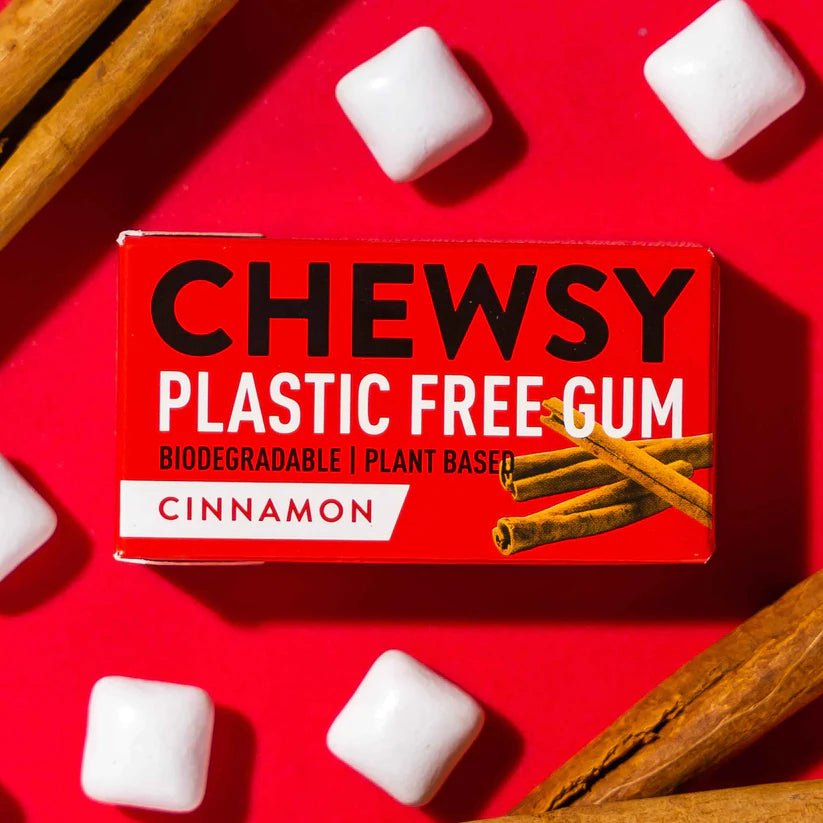 Cinnamon Plant - based Plastic - free Gum 15g - Chewsy - Gum - Eco Natural Products
