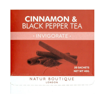 Cinnamon Tea with Black Pepper 20 Sachets - Natur Boutique - Herbal tea - Eco Natural Products