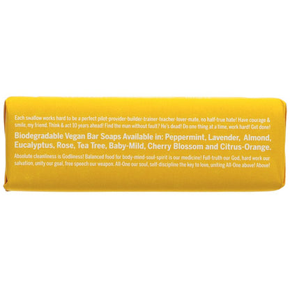 Citrus Pure - Castile Bar Soap 140g - Dr. Bronner - Bar Soap - Eco Natural Products