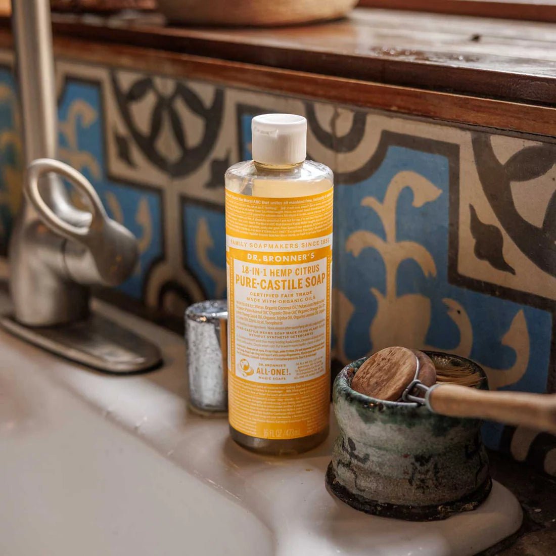 Citrus Pure - Castile Liquid Soap 473ml - Dr. Bronner - Liquid Soap - Eco Natural Products