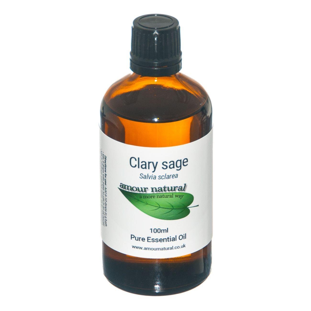 Clary Sage Essential Oil 100ml - Eco Natural Products - Amour Natural - 