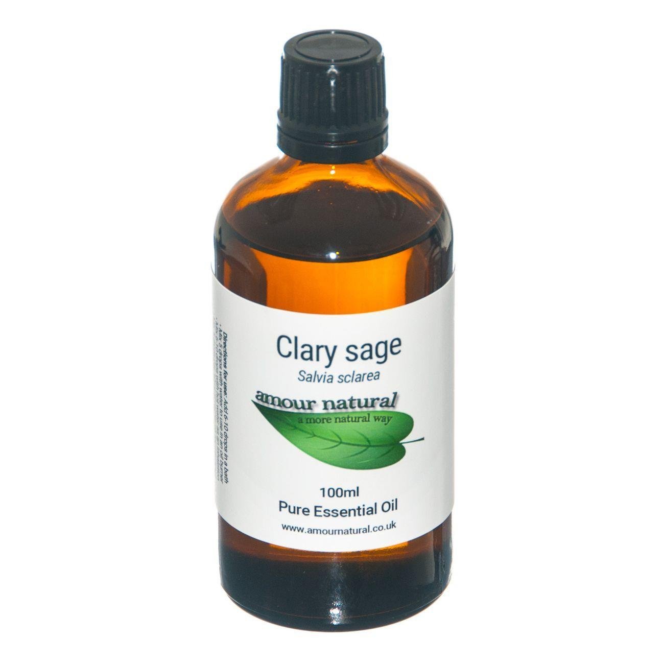 Clary Sage Essential Oil 100ml - Amour Natural - Eco Natural Products