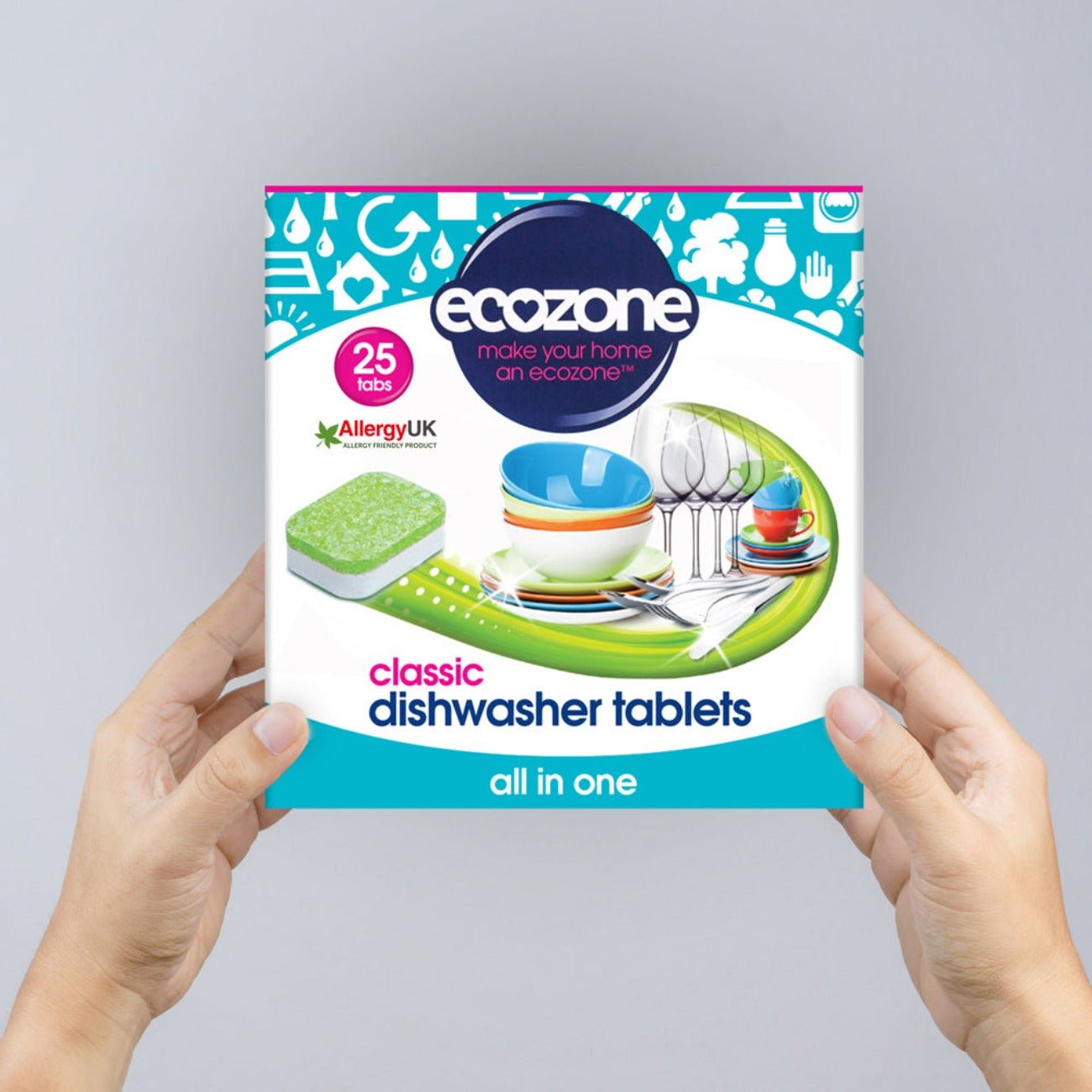 Classic Dishwasher 25 Tablets - Eco Natural Products - Ecozone - 