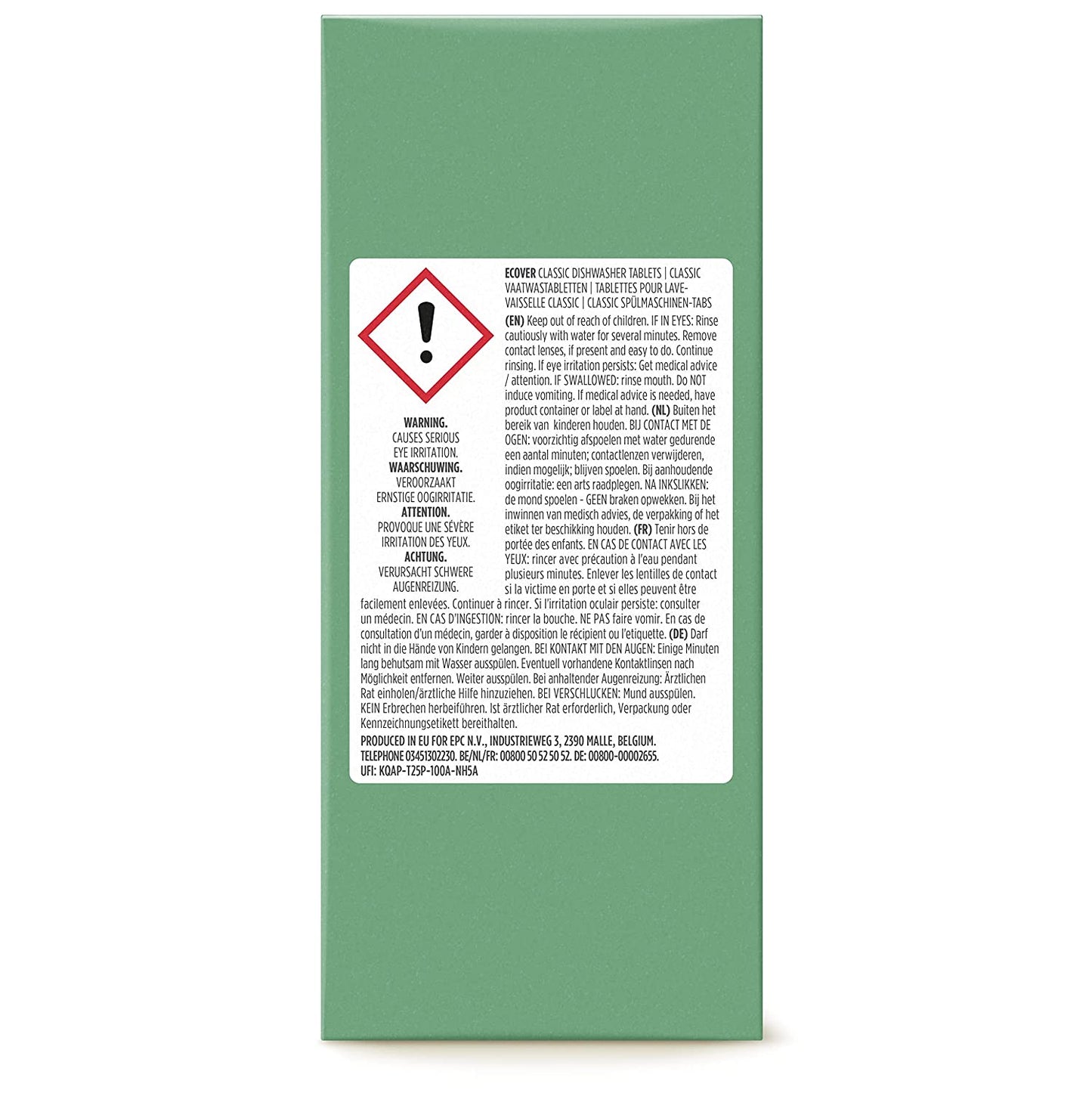 Classic Dishwasher 70 Tablets - Ecover - Dishwasher tablets - Eco Natural Products