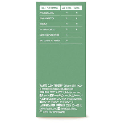 Classic Dishwasher 70 Tablets - Ecover - Dishwasher tablets - Eco Natural Products