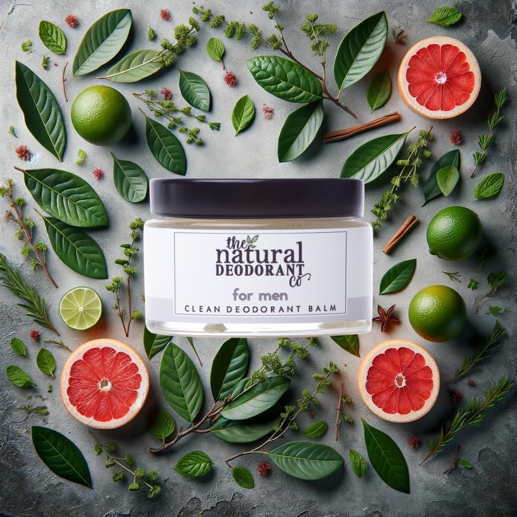Clean Deodorant Balm for Men 55g - The Natural Deodorant Co - Deodorant Balm - Eco Natural Products